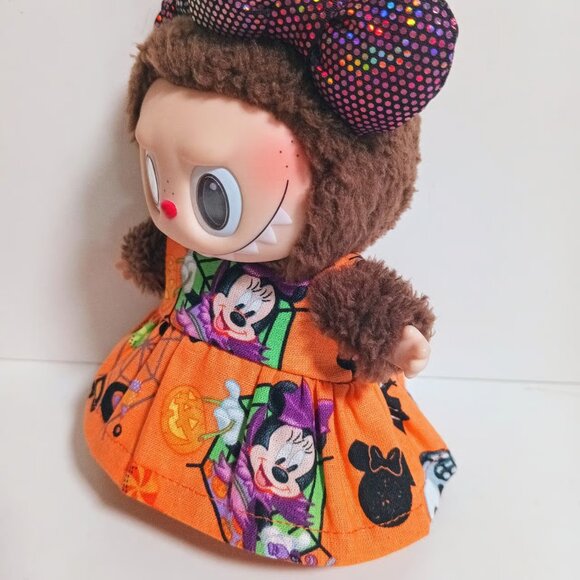 Halloween Disney Minnie Mouse Dress with Metallic Bow Labubu Outfit - Picture 5 of 8